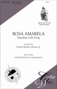 Rosa Amarela SSA choral sheet music cover Thumbnail